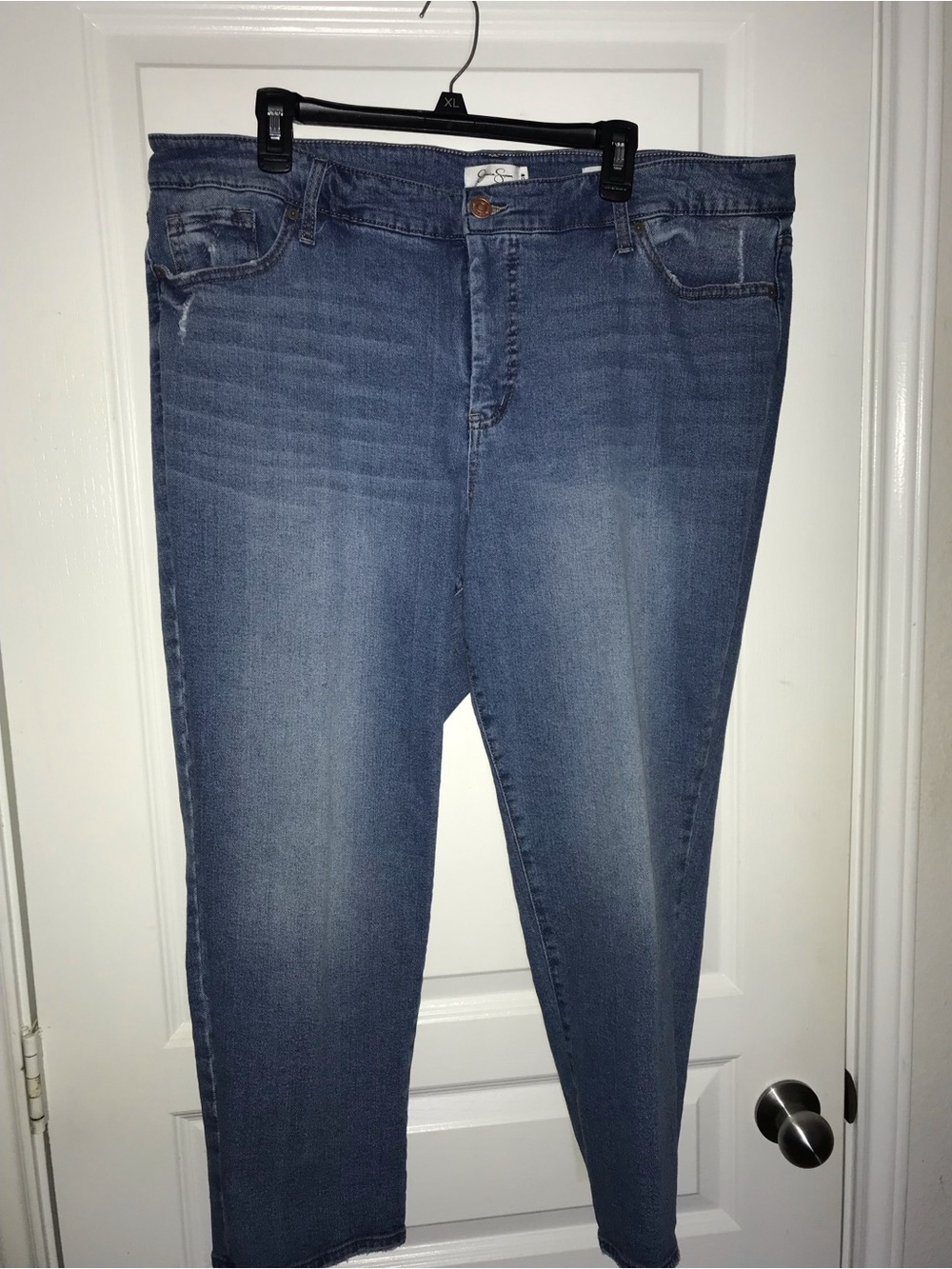 Jessica Simpson Light-Med Blue High-Rise Skinny Jeans